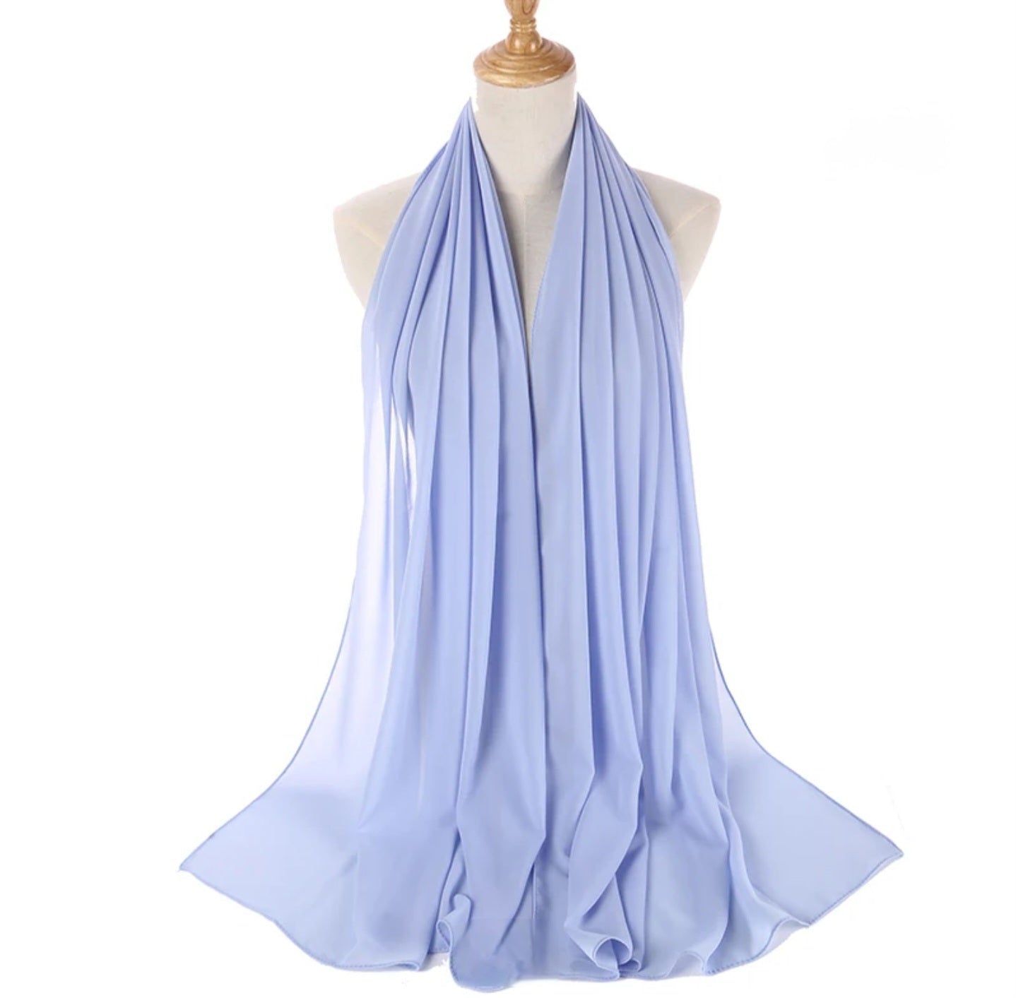 SAMA SCARFS-CHIFFON HIJAB-BABY BLUE