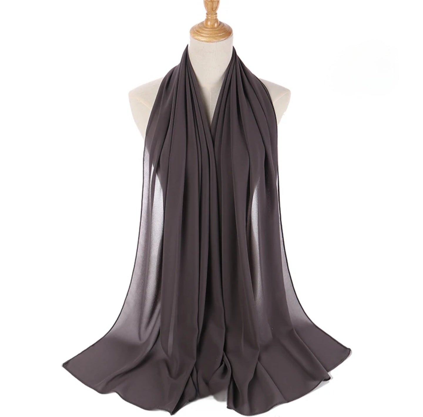 SAMA SCARFS-CHIFFON HIJAB-PEPPERCORN RENT