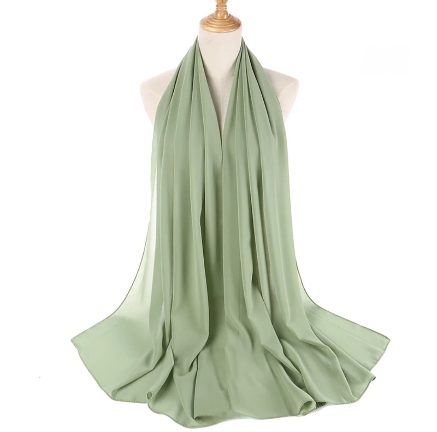 SAMA SCARFS-CHIFFON HIJAB-SAGE